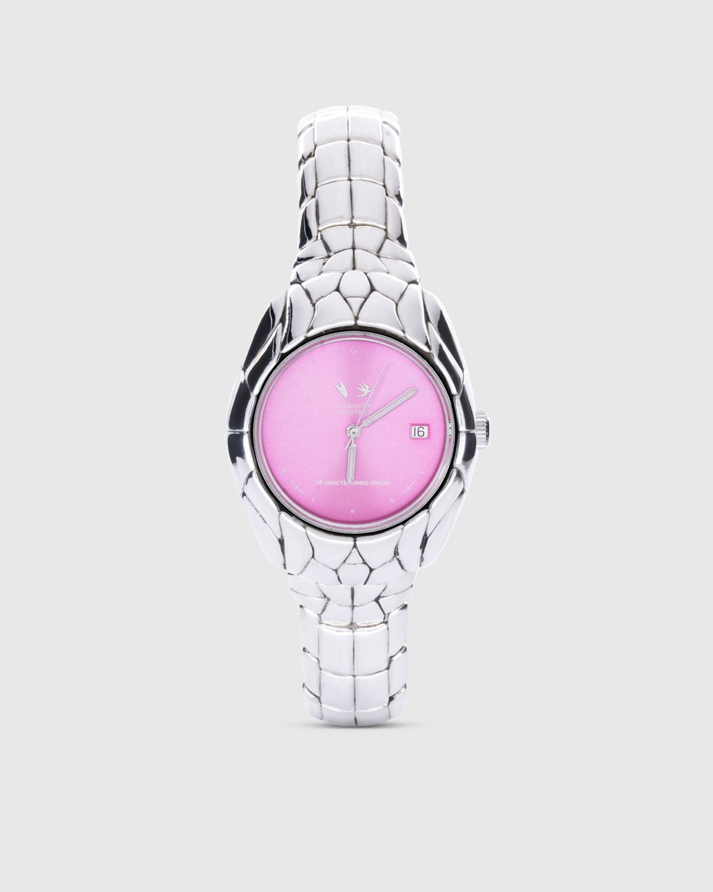 Silver Adder in Pink