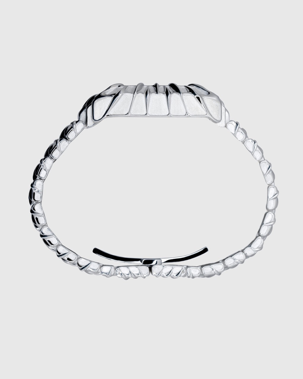 Silver Thistle in Red Agate