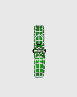 Green Enamel Adder Bracelet