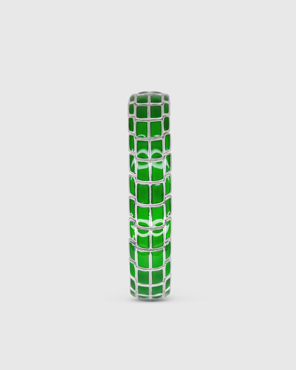 Green Enamel Adder Bracelet