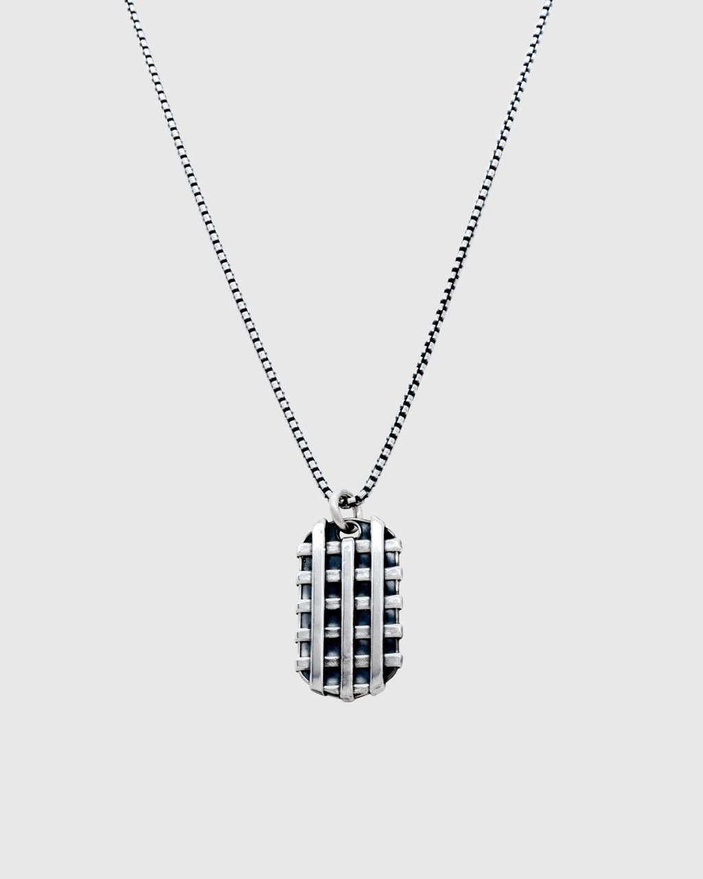 Silver Trench Necklace